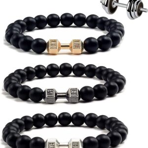 Mens Dumbbell Bracelet - Weights for Gym and Workout